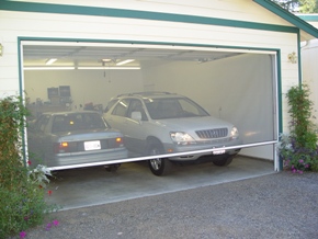Retractable Screen -  Garage drop screen