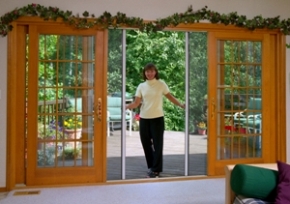 Retractable Screen  Door- Double Slider