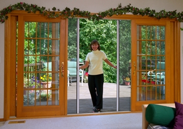 Retractable Screen Door- Double Slider