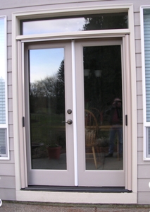 Double Retractable Screen Door