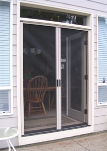 Double Retractable Screen Door