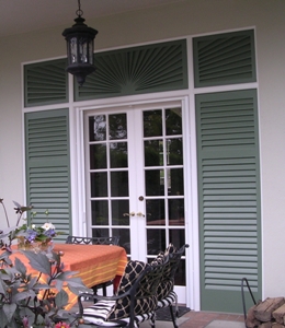 Double French Retractable Screen Door