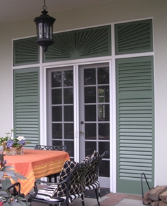 Double French Retractable Screen Door