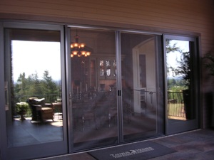 Double Slider Retractable Screen