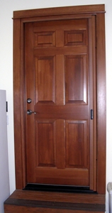 Retractable Screen Door Wood