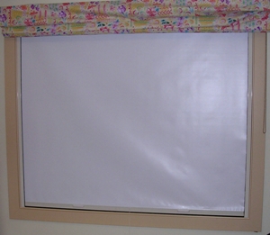 Blackout Shade with pleated shade